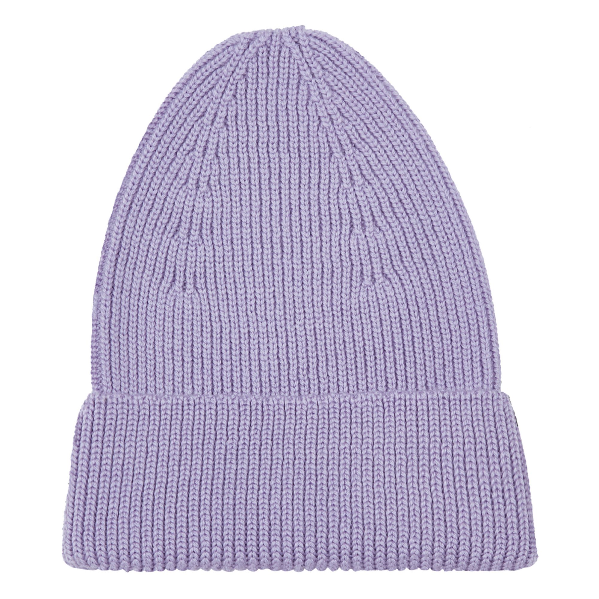 Bonnet en Mérinos Fonzie | Mauve- Image produit n°0