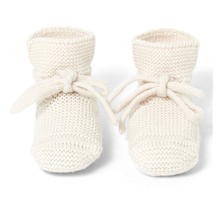Chaussons en Mérinos | Ecru- Image produit n°3