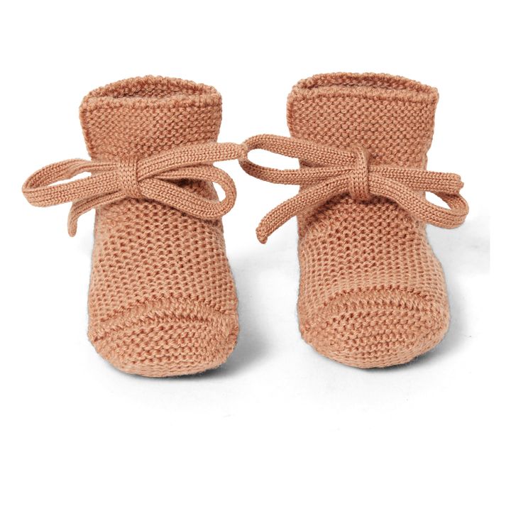 Chaussons en Mérinos | Terracotta- Image produit n°3