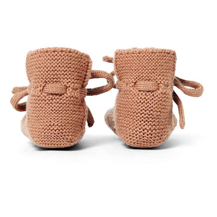 Chaussons en Mérinos | Terracotta- Image produit n°4