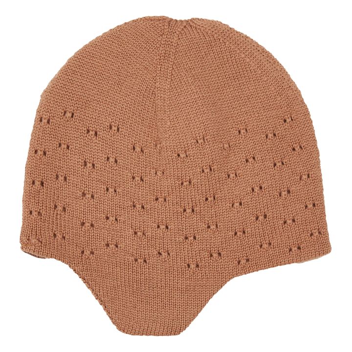 Cappello Dua Merino Pointelle | Terracotta- Immagine del prodotto n°0