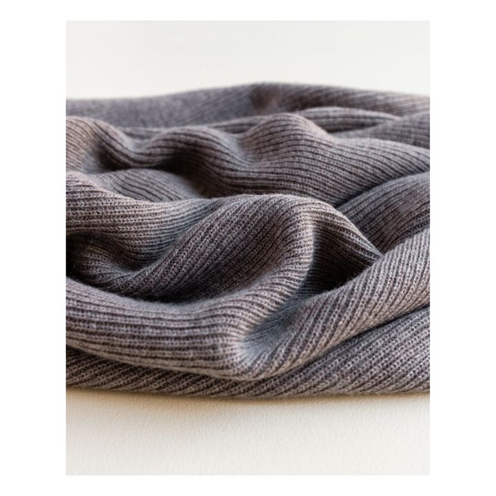 Decke aus Merino Felix | Mausgrau- Produktbild Nr. 4