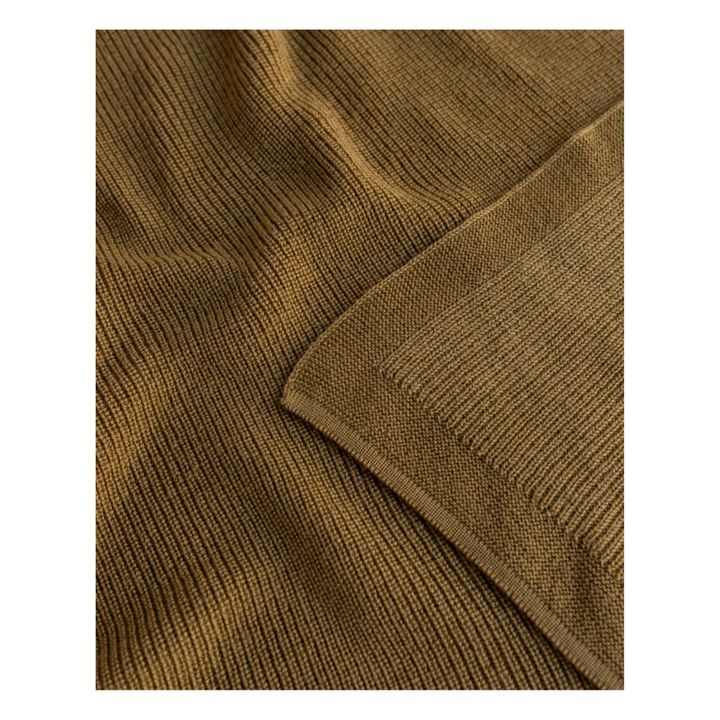 Felix Merino Wool Blanket | Giallo senape- Immagine del prodotto n°1