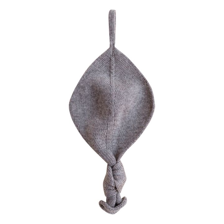Schnullerhalter aus Merino | Mausgrau- Produktbild Nr. 0