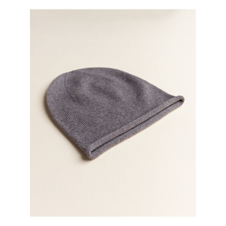 Bonnet en Mérinos Efa | Gris souris- Image produit n°1
