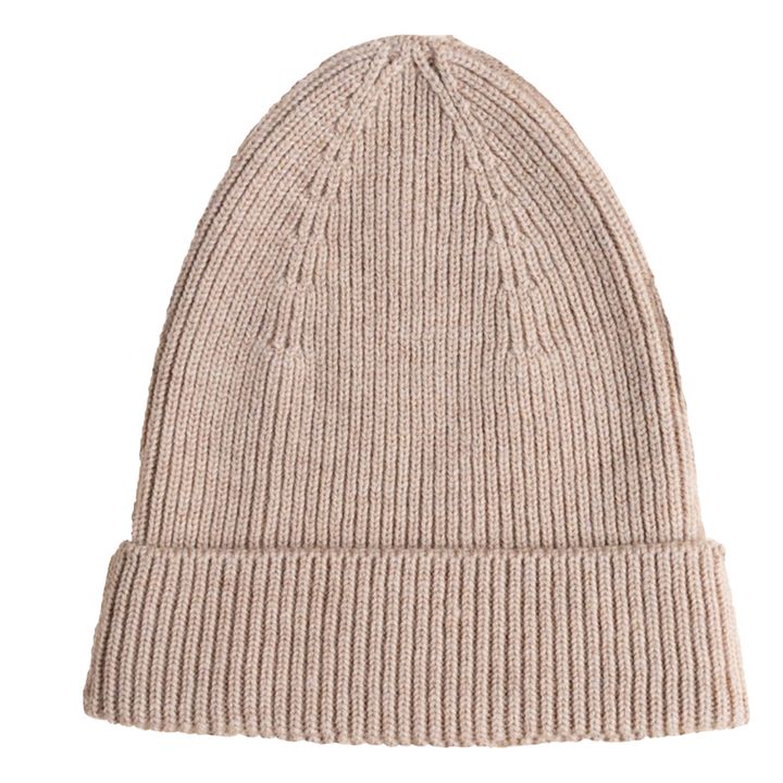 Fonzie Merino Wool Beanie - Women’s Collection | Beige- Imagen del producto n°0