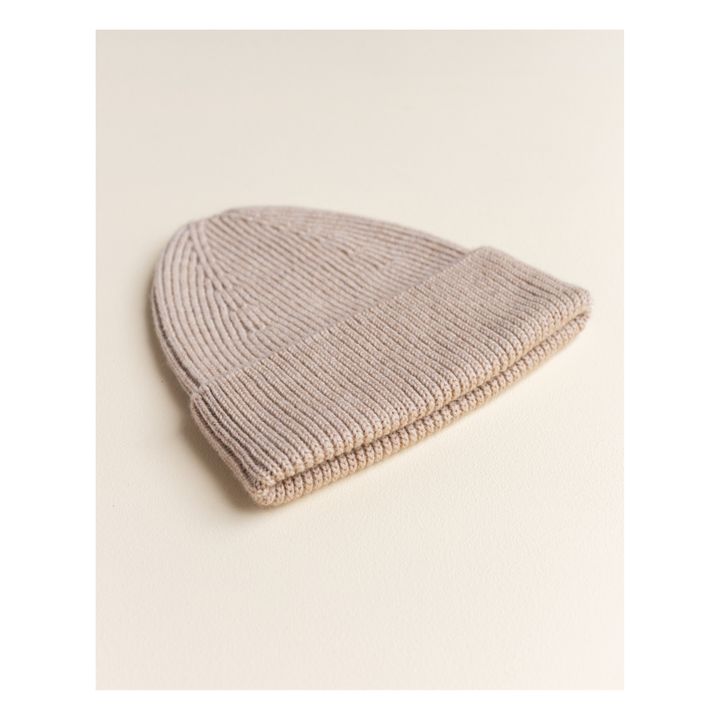 Fonzie Merino Wool Beanie - Women’s Collection | Beige- Imagen del producto n°2