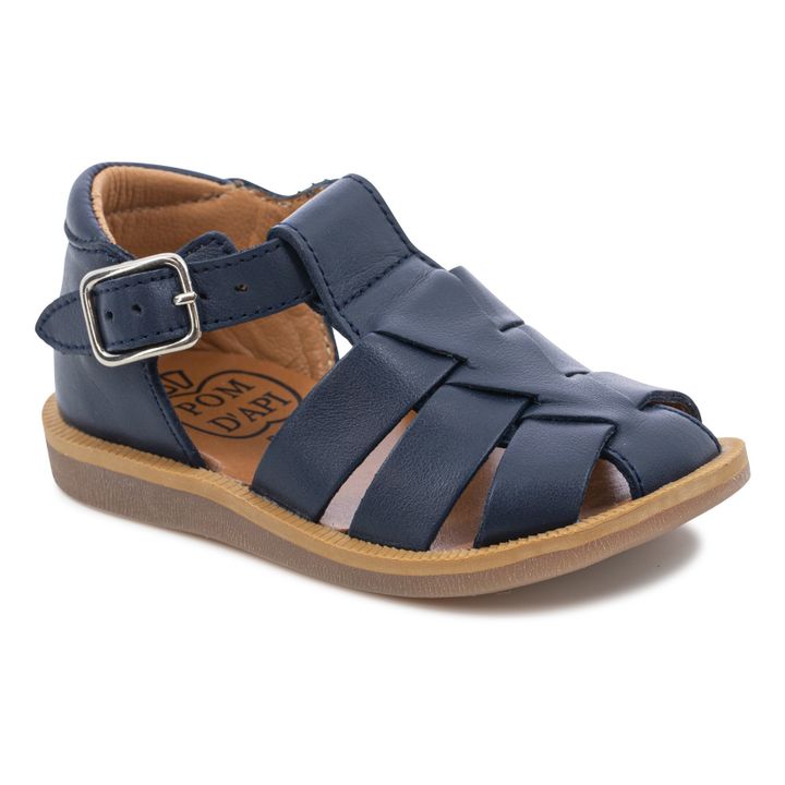 Sandales Poppy Daddy | Bleu marine- Image produit n°0