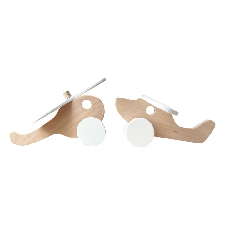 Avion et Hélico en bois- Image produit n°0