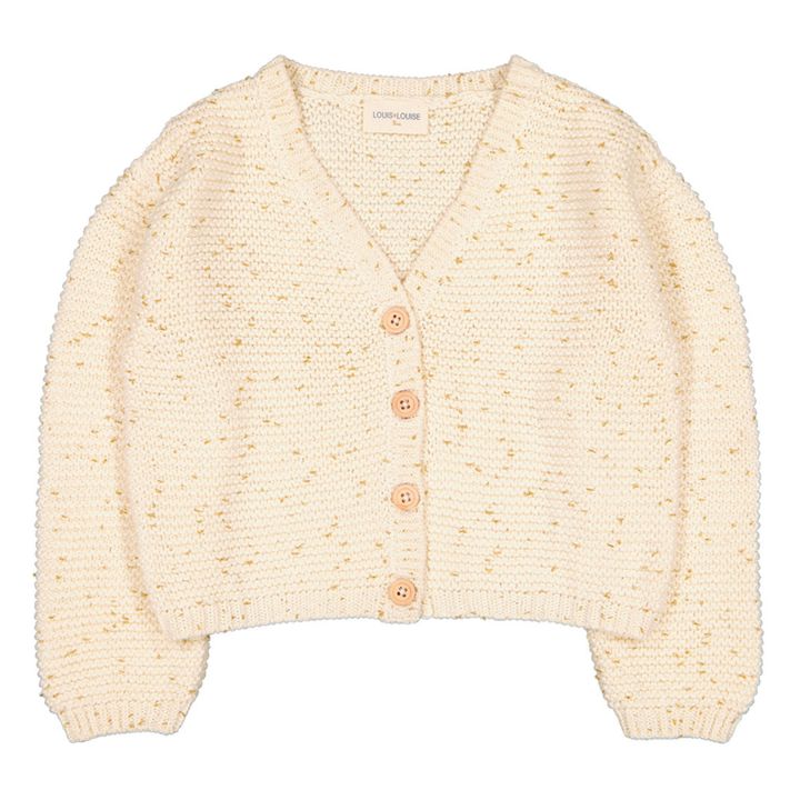 Cardigan Lurex Janis Ecru- Image produit n°0