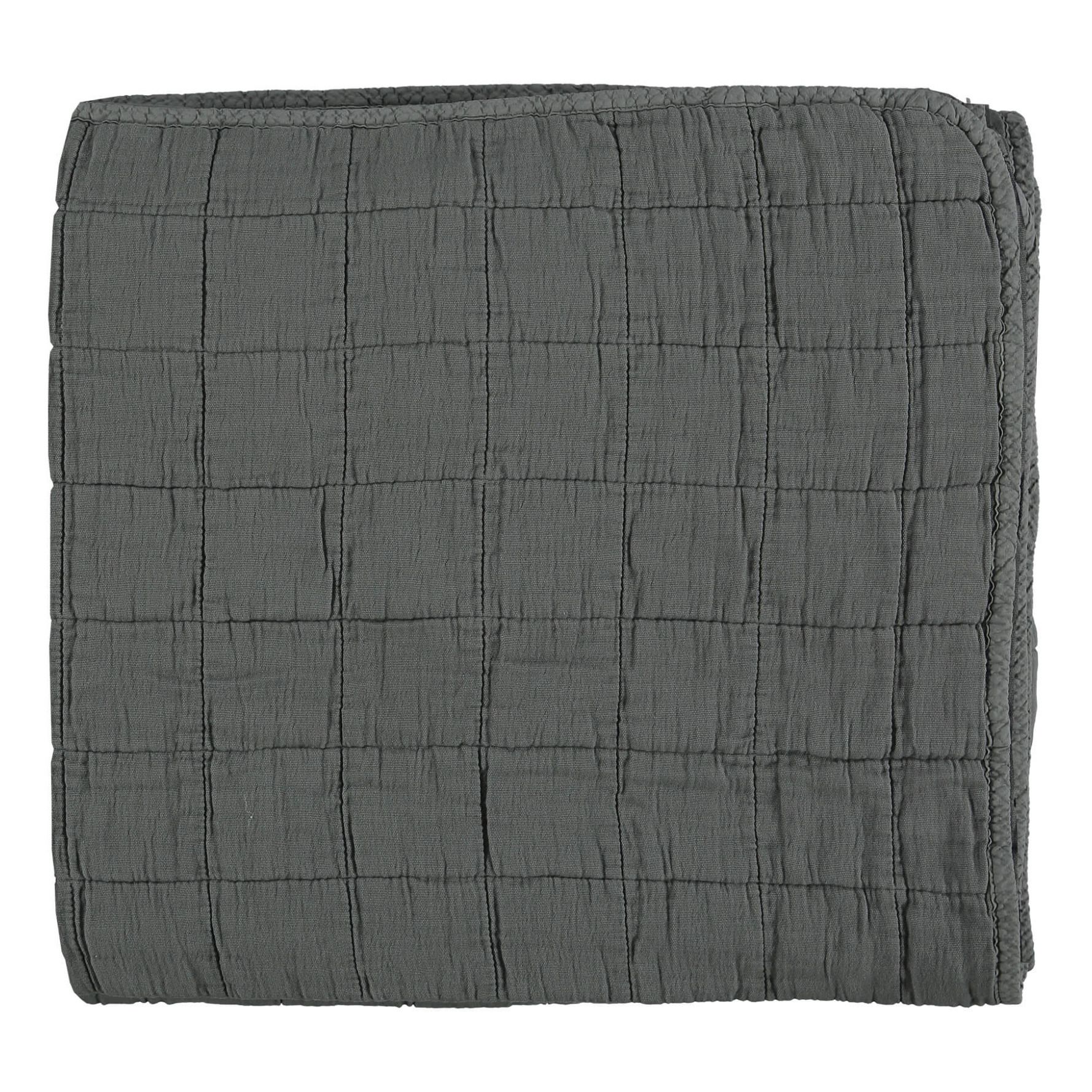 Colcha acolchada de algodón | Carbón- Imagen del producto n°0