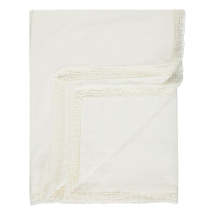 Organic Cotton Percale Duvet Cover | White- Product image n°2