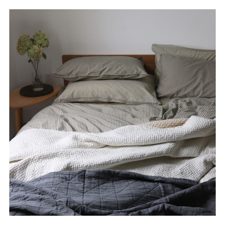 Funda de almohada de algodón | Marfil- Imagen del producto n°1