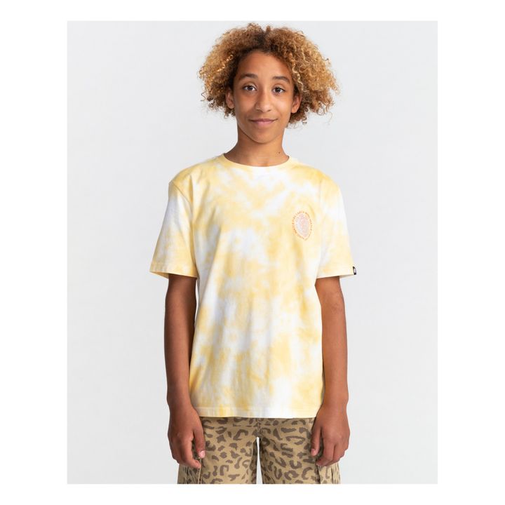 T-shirt Tie and Dye Jaune- Image produit n°2