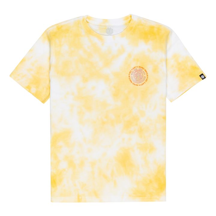 T-shirt Tie and Dye Jaune- Image produit n°3