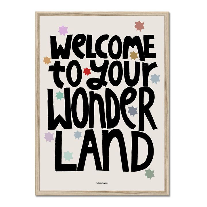 Wonderland Poster Black- Product image n°0