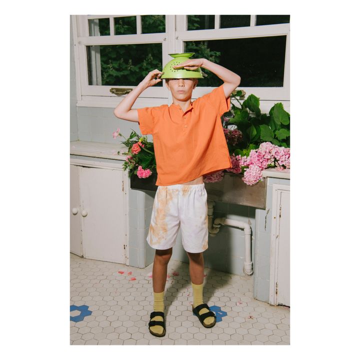 Kurta aus Bio-Baumwolle | Orange- Produktbild Nr. 1