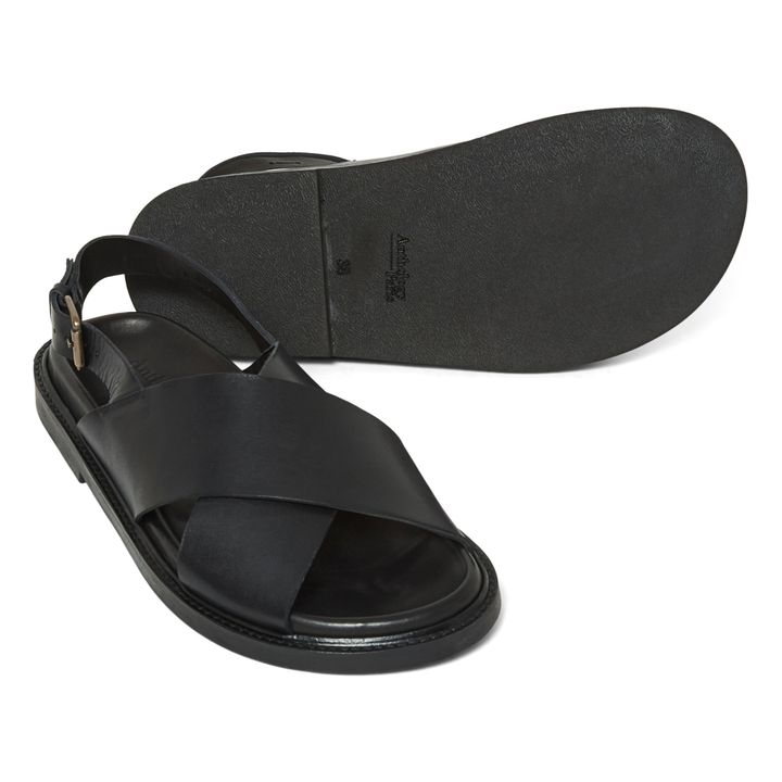 Sandales Yoko Cuir | Noir- Image produit n°2