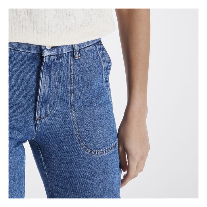Seaside Recycled Cotton Jeans | Blue- Product image n°2