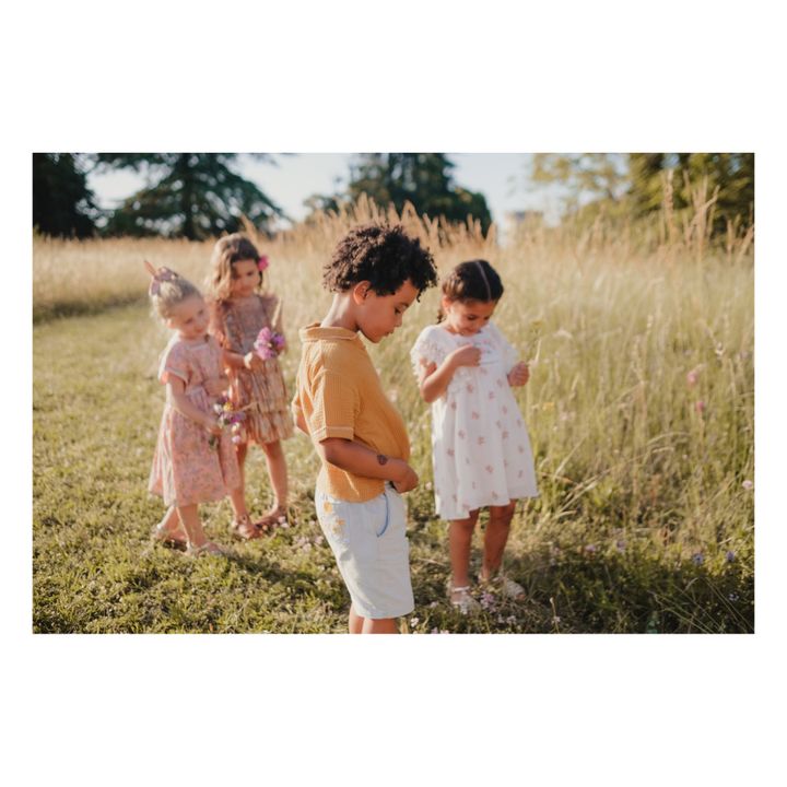 Polo nido de abeja Amelio Ocre- Imagen del producto n°2