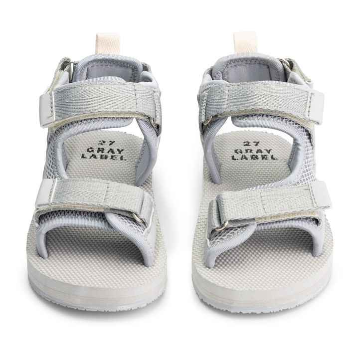 Sandales à Scratchs Recyclées | Gris- Image produit n°1