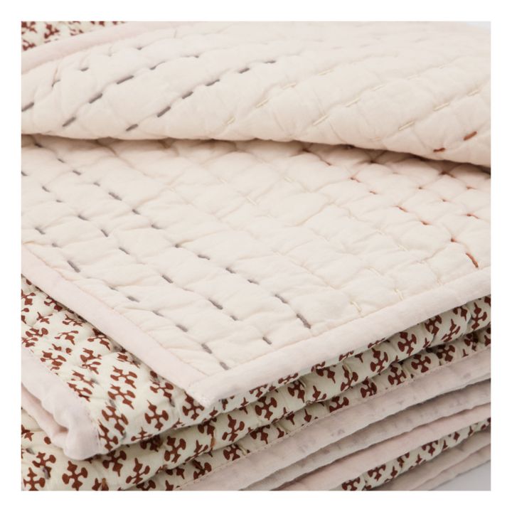 Manta Quilted Nero Camel- Imagen del producto n°3