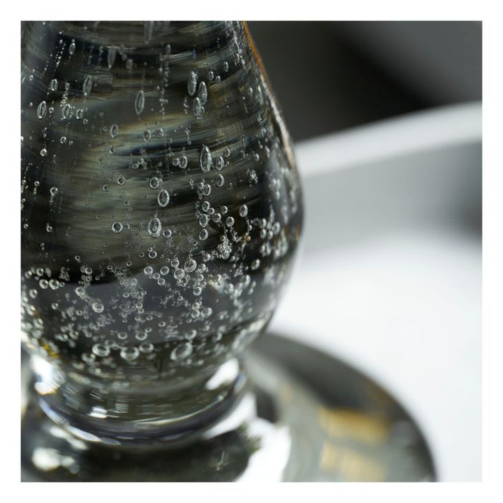 Portavelas Glee de cristal Gris- Imagen del producto n°3