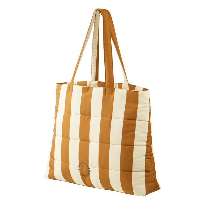 Quilted Shopping Bag | Caramel- Product image n°0