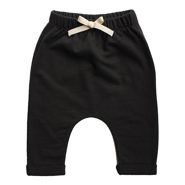 Pantalon Sarouel Noir- Image produit n°0