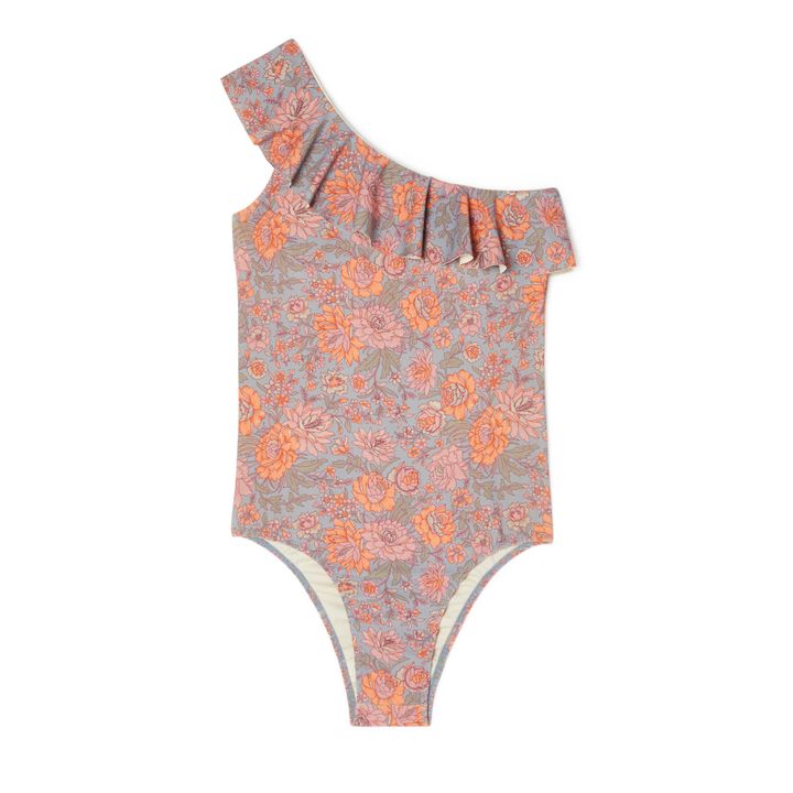 Maillot de Bain 1 Pièce Nylon Recyclé Copacabana - Collection Femme - Bleu- Image produit n°0