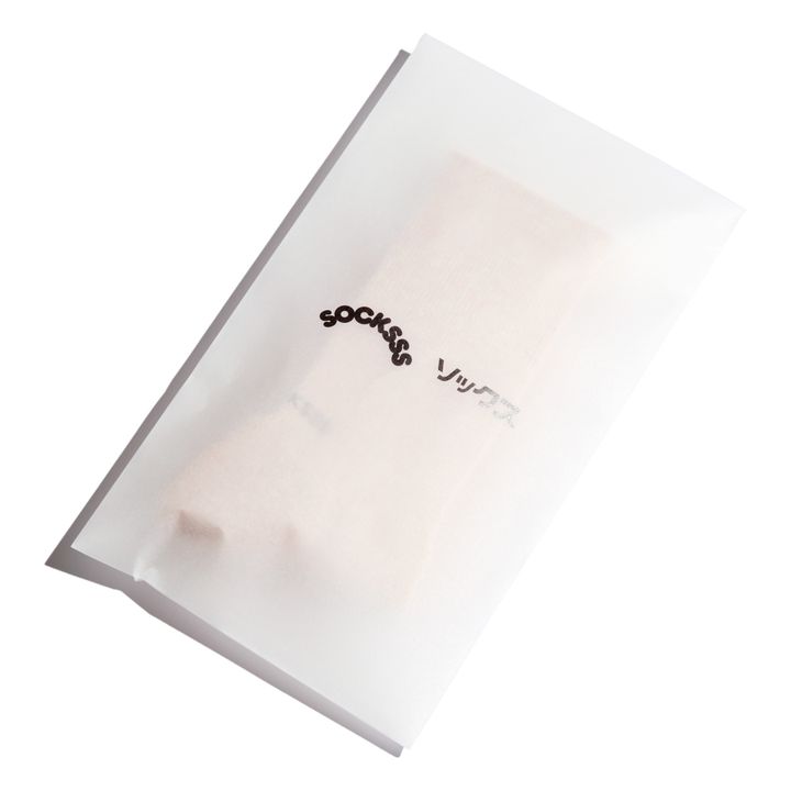 Chaussettes Piggy Bank Coton Bio | Rose pâle- Image produit n°2