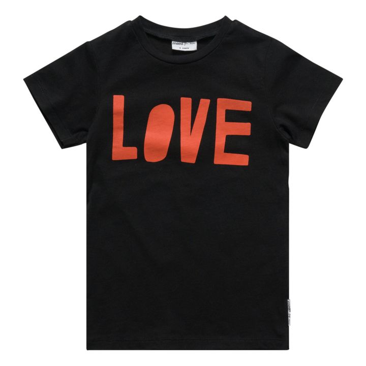 T-Shirt Coton Bio Loving Lobster Noir- Image produit n°0