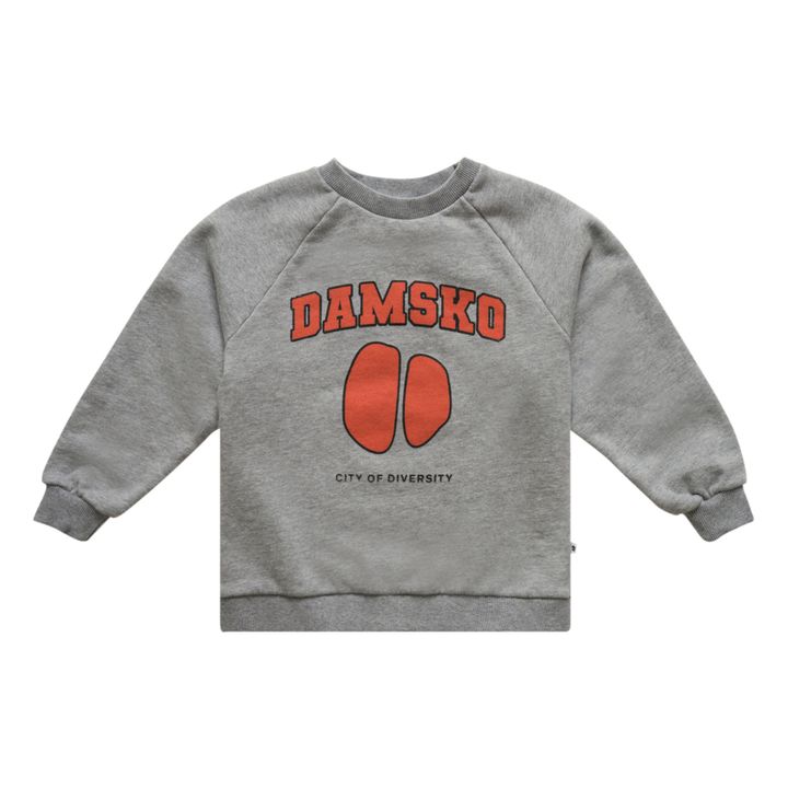 Sweat Coton Bio Deer | Gris- Image produit n°0