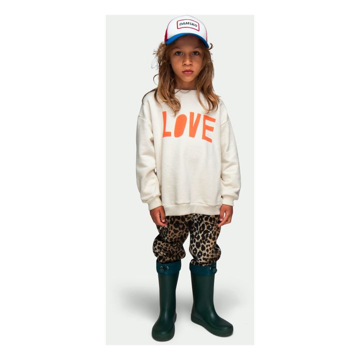 Leopard Organic Cotton Jeans | Brown- Product image n°2