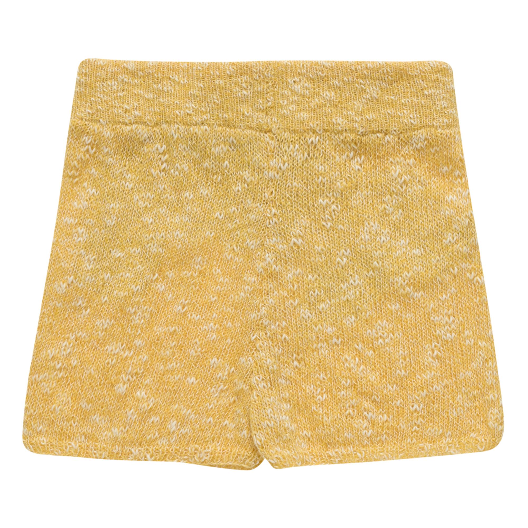 Cow Organic Cotton Shorts Pale yellow- Product image n°0