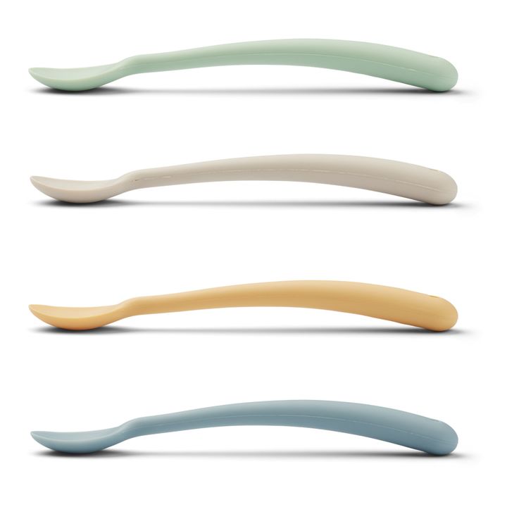 Sive Silicone Spoons - Set of 4 | Azul Gris- Imagen del producto n°2