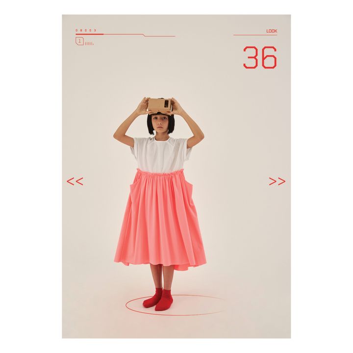 Kawaii Two-Tone Dress Pink- Product image n°2