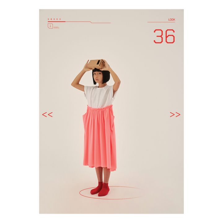 Kawaii Two-Tone Dress Pink- Product image n°3