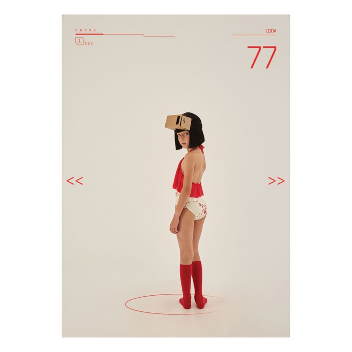 Fairytale Polyamide Swimsuit Red- Product image n°2