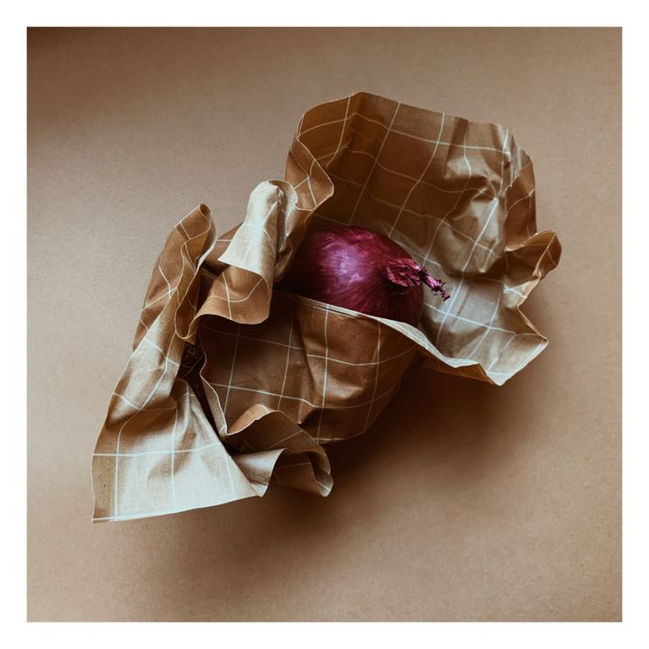 Emballage alimentaire à la cire d'abeille - Pack de 3 | Bleu- Image produit n°2