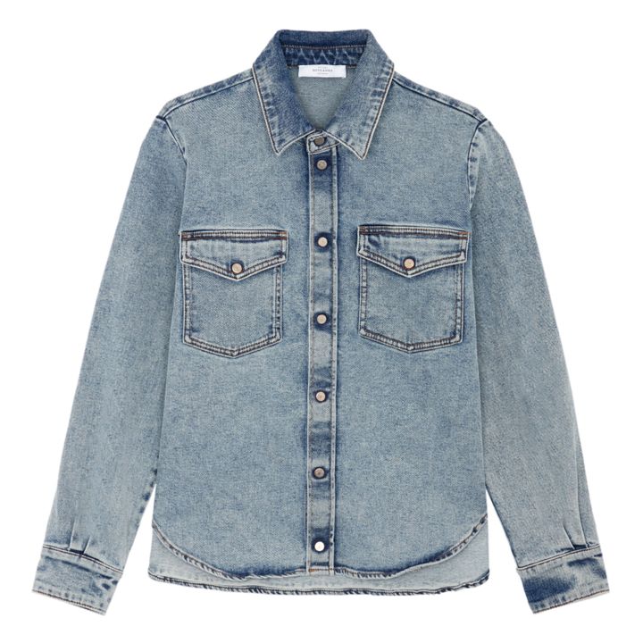 Denim-Hemd Wilson Bio-Baumwolle Hellblau- Produktbild Nr. 0