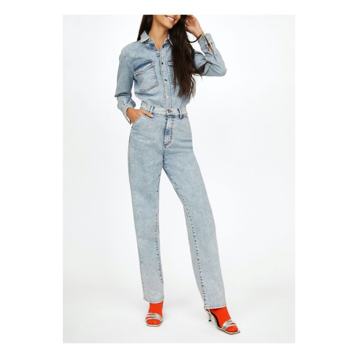 Denim-Hemd Wilson Bio-Baumwolle Hellblau- Produktbild Nr. 1