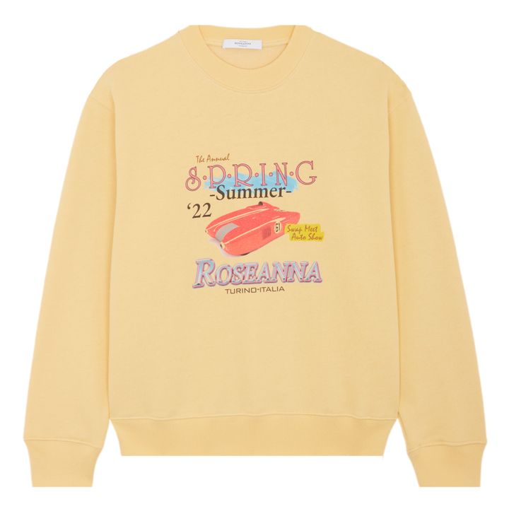 Louis Mollino Organic Cotton Sweatshirt Yellow- Product image n°0