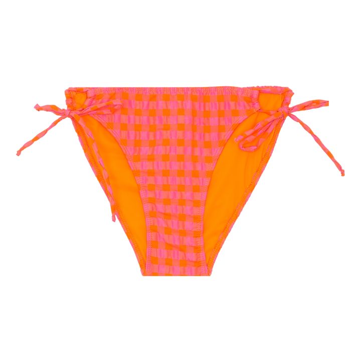 Sotto del costume da bagno Wood Domino Gaufré Arancione- Immagine del prodotto n°0