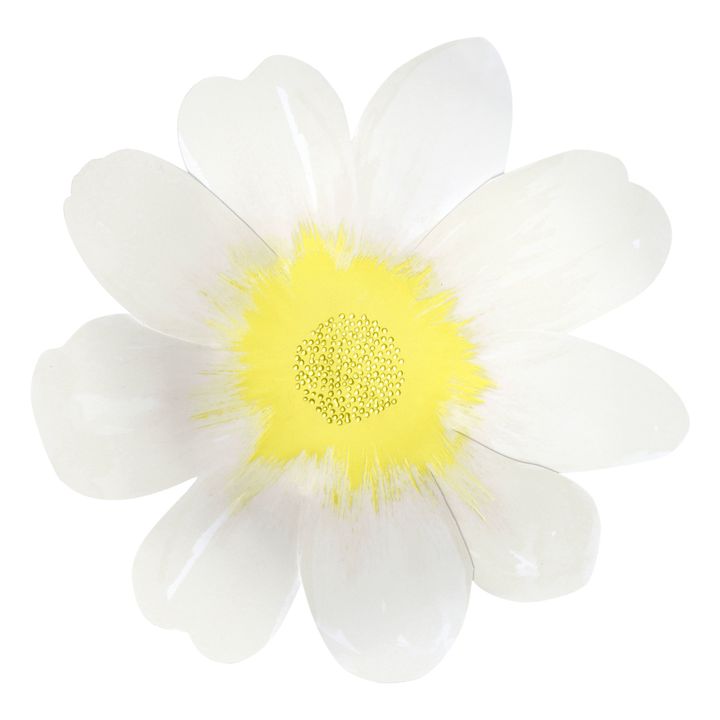 Grandes assiettes creuses en carton Fleurs - Set de 8 - Image produit n°3