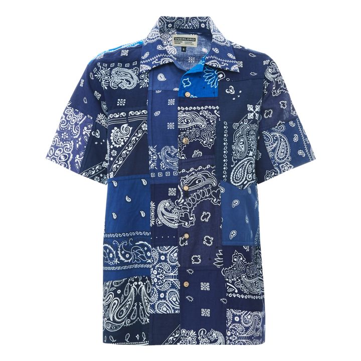 Bandana Patchwork Shirt Blu marino- Immagine del prodotto n°0