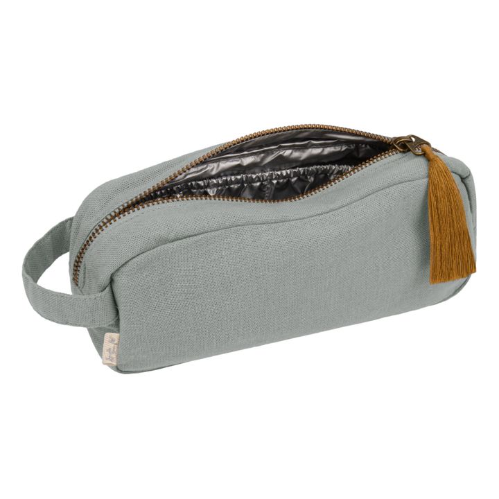 Trousse Companion waterproof en coton bio | Silver Grey S019- Image produit n°1