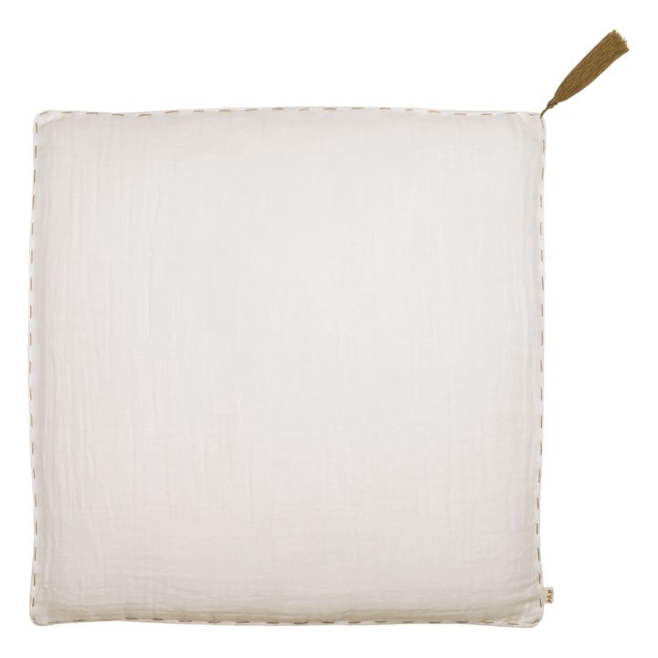 Coussin carré en coton bio | Natural S000- Image produit n°0
