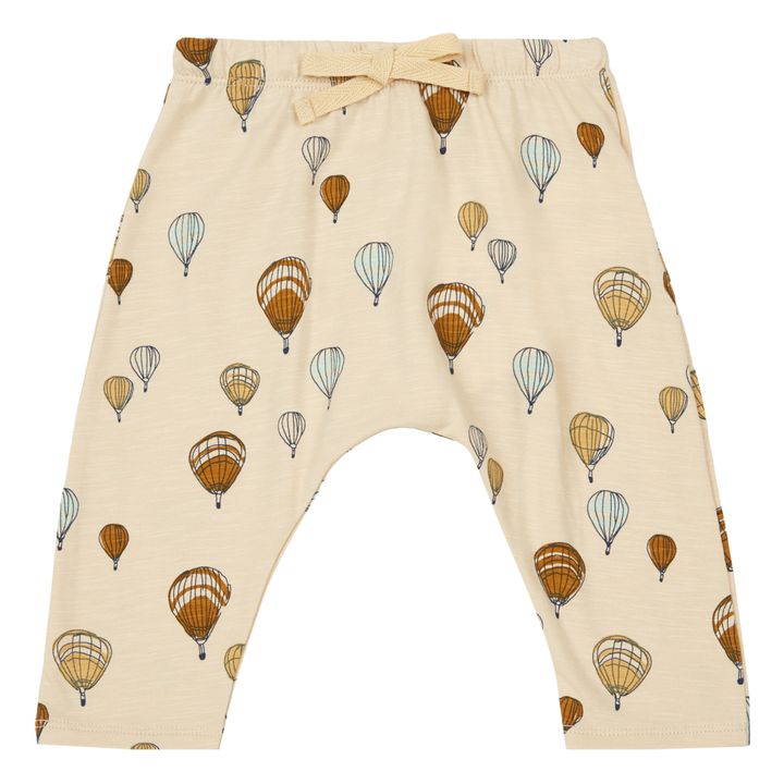 Pantalón de algodón orgánico Hailey | Beige- Imagen del producto n°0