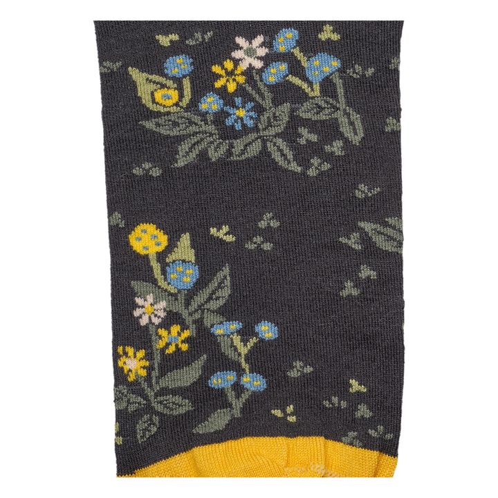 Calcetines cortos Flor Negro- Imagen del producto n°4